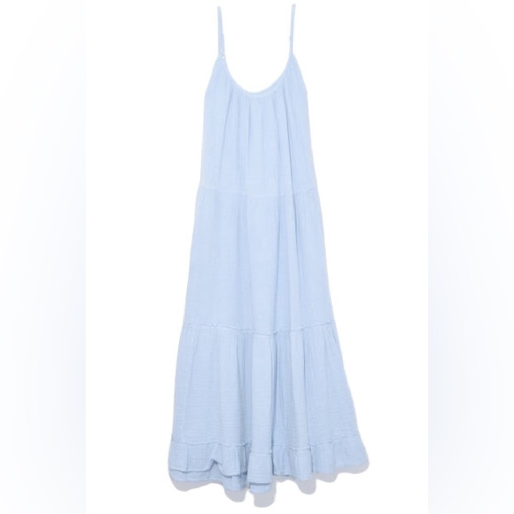 XiRENA Pale Blue Tiered Maxi Dress